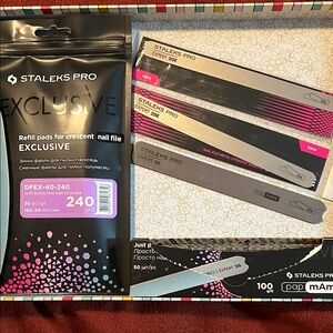 Staleks Pro Nail File Set with Refill Pads